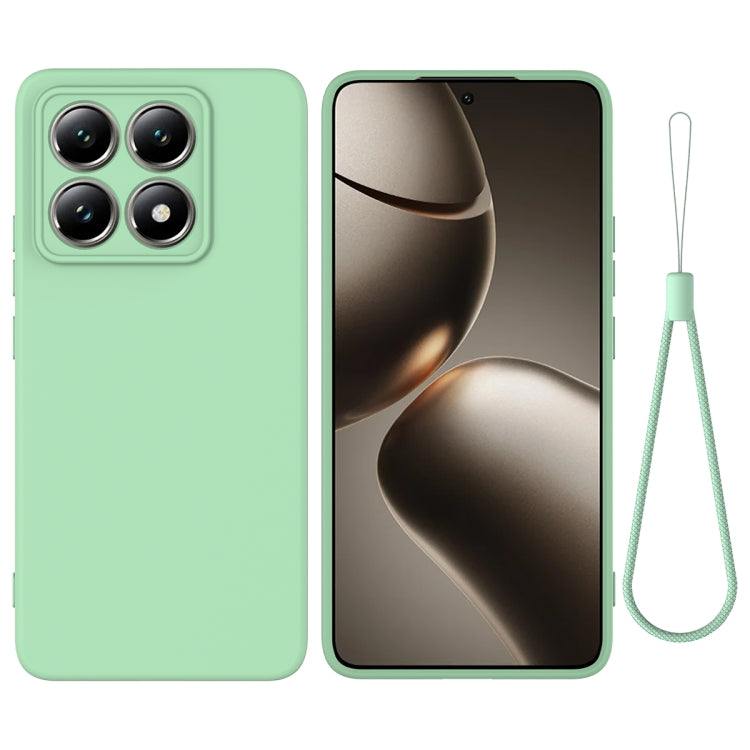 Solid Color Liquid Silicone Dropproof Full Coverage Phone Case, For Xiaomi 15, For Xiaomi 14T Pro, For Xiaomi 14T, For Xiaomi Poco M6 4G, For Xiaomi Poco M6 Plus, For Xiaomi Poco F6