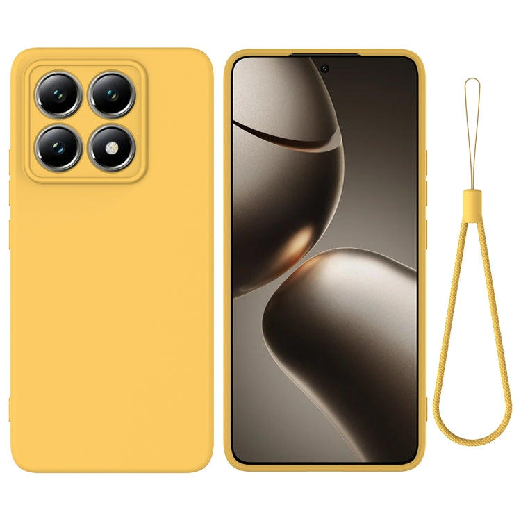 Solid Color Liquid Silicone Dropproof Full Coverage Phone Case, For Xiaomi 15, For Xiaomi 14T Pro, For Xiaomi 14T, For Xiaomi Poco M6 4G, For Xiaomi Poco M6 Plus, For Xiaomi Poco F6