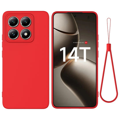 Solid Color Liquid Silicone Dropproof Full Coverage Phone Case, For Xiaomi 15, For Xiaomi 14T Pro, For Xiaomi 14T, For Xiaomi Poco M6 4G, For Xiaomi Poco M6 Plus, For Xiaomi Poco F6