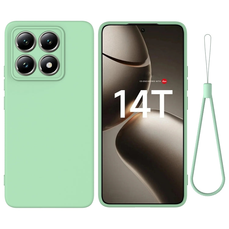Solid Color Liquid Silicone Dropproof Full Coverage Phone Case, For Xiaomi 15, For Xiaomi 14T Pro, For Xiaomi 14T, For Xiaomi Poco M6 4G, For Xiaomi Poco M6 Plus, For Xiaomi Poco F6