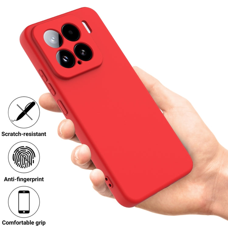 Solid Color Liquid Silicone Dropproof Full Coverage Phone Case, For Xiaomi 15, For Xiaomi 14T Pro, For Xiaomi 14T, For Xiaomi Poco M6 4G, For Xiaomi Poco M6 Plus, For Xiaomi Poco F6