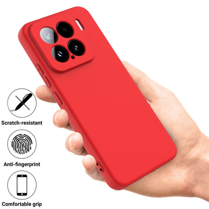 Solid Color Liquid Silicone Dropproof Full Coverage Phone Case, For Xiaomi 15, For Xiaomi 14T Pro, For Xiaomi 14T, For Xiaomi Poco M6 4G, For Xiaomi Poco M6 Plus, For Xiaomi Poco F6