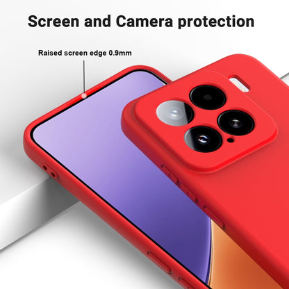 Solid Color Liquid Silicone Dropproof Full Coverage Phone Case, For Xiaomi 15, For Xiaomi 14T Pro, For Xiaomi 14T, For Xiaomi Poco M6 4G, For Xiaomi Poco M6 Plus, For Xiaomi Poco F6