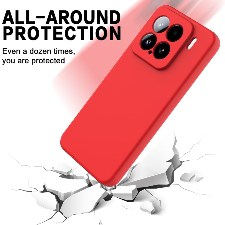Solid Color Liquid Silicone Dropproof Full Coverage Phone Case, For Xiaomi 15, For Xiaomi 14T Pro, For Xiaomi 14T, For Xiaomi Poco M6 4G, For Xiaomi Poco M6 Plus, For Xiaomi Poco F6