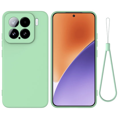 Solid Color Liquid Silicone Dropproof Full Coverage Phone Case, For Xiaomi 15, For Xiaomi 14T Pro, For Xiaomi 14T, For Xiaomi Poco M6 4G, For Xiaomi Poco M6 Plus, For Xiaomi Poco F6