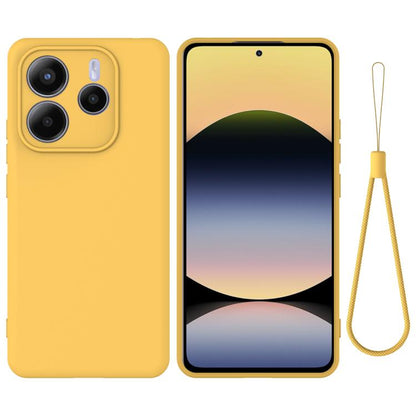 Solid Color Liquid Silicone Dropproof Full Coverage Phone Case