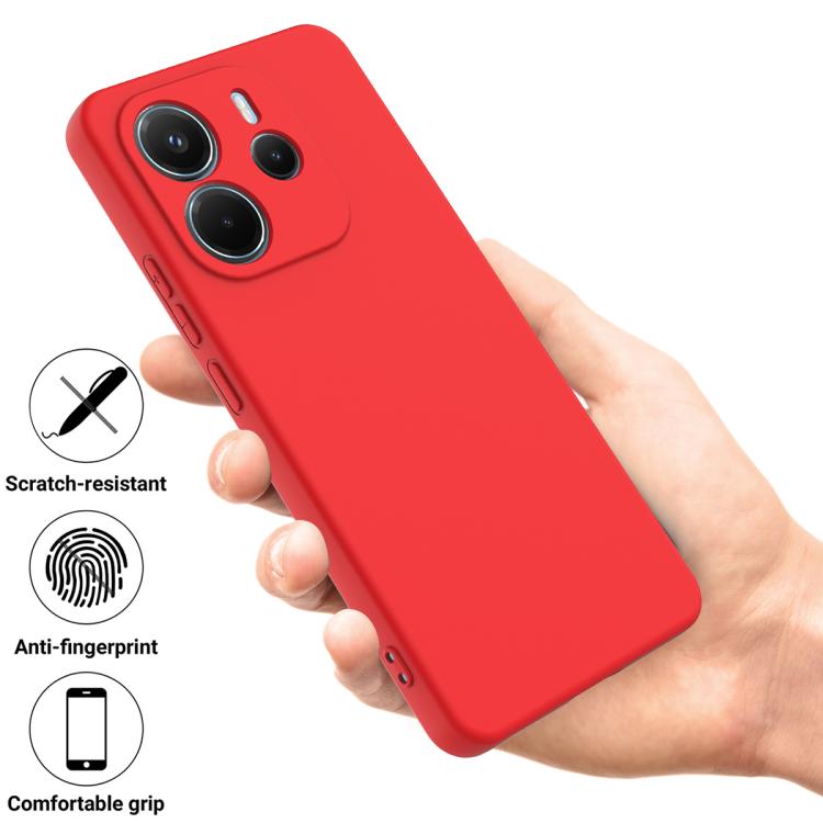 Solid Color Liquid Silicone Dropproof Full Coverage Phone Case, For Redmi Note 14 4G 163.25mm, For Redmi A4 5G, For Redmi A3 Pro, For Redmi Note 14 5G Global, For Redmi Note 14 Pro+ 5G, For Redmi Note 14 Pro 5G, For Redmi 14C 4G                        ...