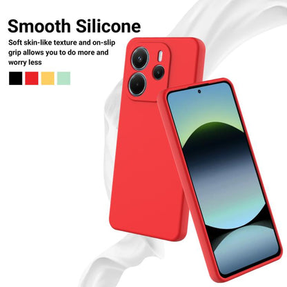 Solid Color Liquid Silicone Dropproof Full Coverage Phone Case, For Redmi Note 14 4G 163.25mm, For Redmi A4 5G, For Redmi A3 Pro, For Redmi Note 14 5G Global, For Redmi Note 14 Pro+ 5G, For Redmi Note 14 Pro 5G, For Redmi 14C 4G                        ...
