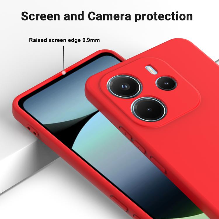 Solid Color Liquid Silicone Dropproof Full Coverage Phone Case, For Redmi Note 14 4G 163.25mm, For Redmi A4 5G, For Redmi A3 Pro, For Redmi Note 14 5G Global, For Redmi Note 14 Pro+ 5G, For Redmi Note 14 Pro 5G, For Redmi 14C 4G                        ...