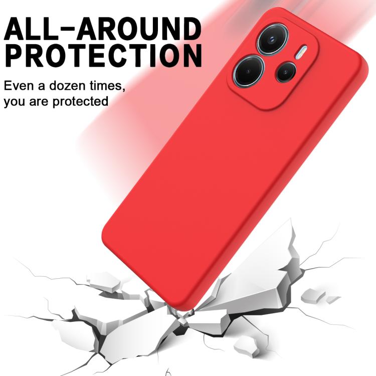 Solid Color Liquid Silicone Dropproof Full Coverage Phone Case, For Redmi Note 14 4G 163.25mm, For Redmi A4 5G, For Redmi A3 Pro, For Redmi Note 14 5G Global, For Redmi Note 14 Pro+ 5G, For Redmi Note 14 Pro 5G, For Redmi 14C 4G                        ...