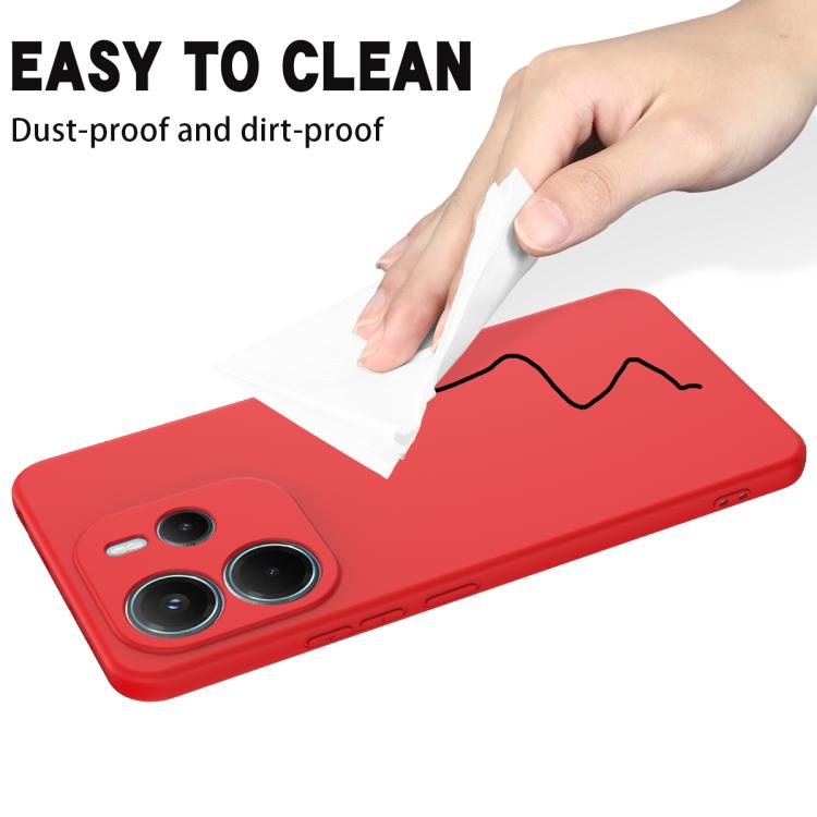 Solid Color Liquid Silicone Dropproof Full Coverage Phone Case, For Redmi Note 14 4G 163.25mm, For Redmi A4 5G, For Redmi A3 Pro, For Redmi Note 14 5G Global, For Redmi Note 14 Pro+ 5G, For Redmi Note 14 Pro 5G, For Redmi 14C 4G                        ...