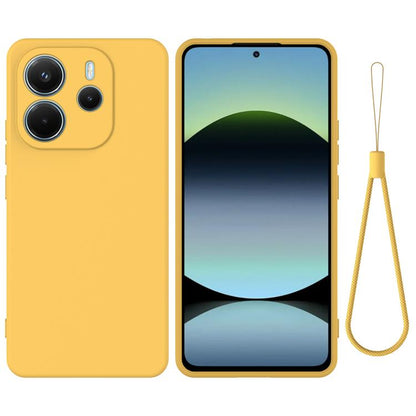 Solid Color Liquid Silicone Dropproof Full Coverage Phone Case, For Redmi Note 14 Pro 4G, For Redmi Note 14 4G 163.25mm, For Redmi A4 5G, For Redmi A3 Pro, For Redmi Note 14 5G Global, For Redmi Note 14 Pro+ 5G, For Redmi Note 14 Pro 5G, For Redmi 14C ...