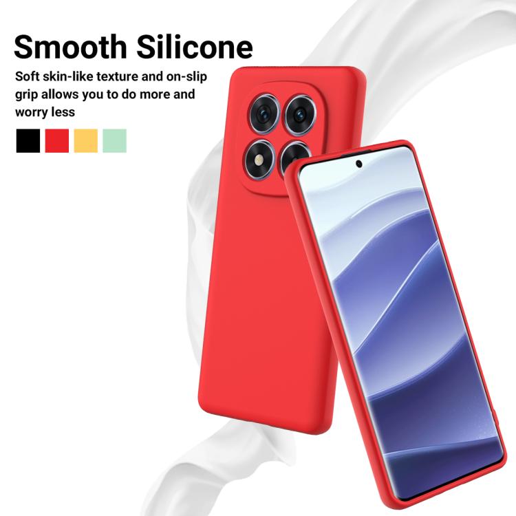 Solid Color Liquid Silicone Dropproof Full Coverage Phone Case, For Redmi Note 14 Pro 4G, For Redmi Note 14 4G 163.25mm, For Redmi A4 5G, For Redmi A3 Pro, For Redmi Note 14 5G Global, For Redmi Note 14 Pro+ 5G, For Redmi Note 14 Pro 5G, For Redmi 14C ...