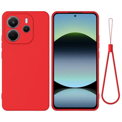 Solid Color Liquid Silicone Dropproof Full Coverage Phone Case, For Redmi 17C 4G 171mm, For Redmi A7 4G / Poco C81x 4G, For Redmi 15 4G Global 169mm / Note 15R, For Redmi A7 Pro 171mm / Poco C85x 5G, For Redmi 15a 5G / R70 5G / R70m 5G                 ...