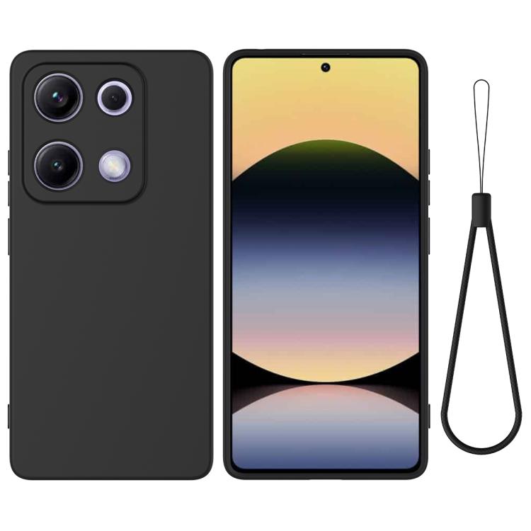 Solid Color Liquid Silicone Dropproof Full Coverage Phone Case