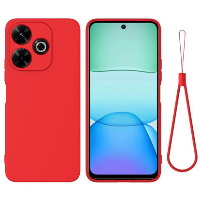 Solid Color Liquid Silicone Dropproof Full Coverage Phone Case
