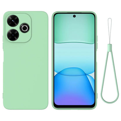 Solid Color Liquid Silicone Dropproof Full Coverage Phone Case