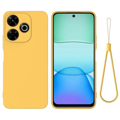 Solid Color Liquid Silicone Dropproof Full Coverage Phone Case