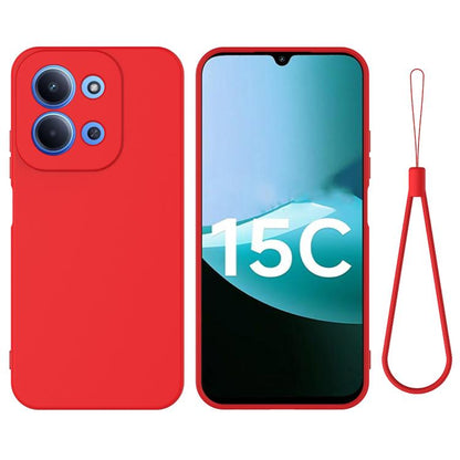 Solid Color Liquid Silicone Dropproof Full Coverage Phone Case, For Redmi 17C 4G 171mm, For Redmi A7 4G / Poco C81x 4G, For Redmi 15 4G Global 169mm / Note 15R, For Redmi A7 Pro 171mm / Poco C85x 5G, For Redmi 15a 5G / R70 5G / R70m 5G                 ...