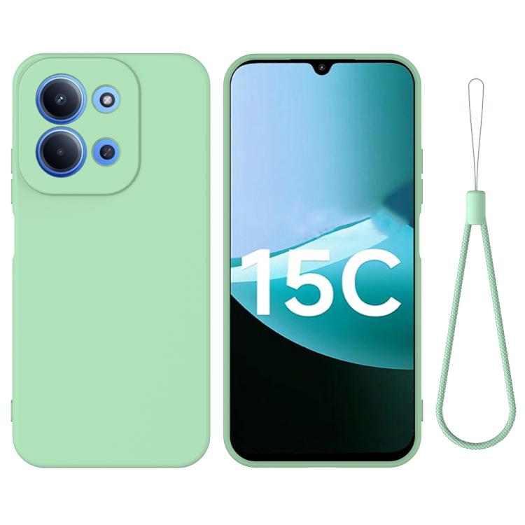 Solid Color Liquid Silicone Dropproof Full Coverage Phone Case, For Redmi 17C 4G 171mm, For Redmi A7 4G / Poco C81x 4G, For Redmi 15 4G Global 169mm / Note 15R, For Redmi A7 Pro 171mm / Poco C85x 5G, For Redmi 15a 5G / R70 5G / R70m 5G                 ...