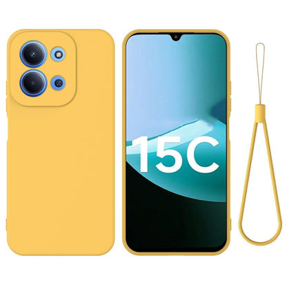 Solid Color Liquid Silicone Dropproof Full Coverage Phone Case, For Redmi 17C 4G 171mm, For Redmi A7 4G / Poco C81x 4G, For Redmi 15 4G Global 169mm / Note 15R, For Redmi A7 Pro 171mm / Poco C85x 5G, For Redmi 15a 5G / R70 5G / R70m 5G                 ...