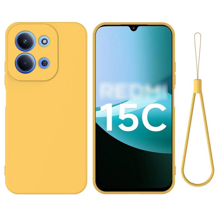 Solid Color Liquid Silicone Dropproof Full Coverage Phone Case, For Redmi 17C 4G 171mm, For Redmi A7 4G / Poco C81x 4G, For Redmi 15 4G Global 169mm / Note 15R, For Redmi A7 Pro 171mm / Poco C85x 5G, For Redmi 15a 5G / R70 5G / R70m 5G                 ...