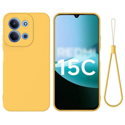 Solid Color Liquid Silicone Dropproof Full Coverage Phone Case, For Redmi 17C 4G 171mm, For Redmi A7 4G / Poco C81x 4G, For Redmi 15 4G Global 169mm / Note 15R, For Redmi A7 Pro 171mm / Poco C85x 5G, For Redmi 15a 5G / R70 5G / R70m 5G                 ...