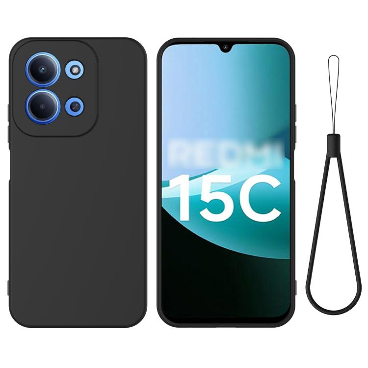 Solid Color Liquid Silicone Dropproof Full Coverage Phone Case, For Redmi 17C 4G 171mm, For Redmi A7 4G / Poco C81x 4G, For Redmi 15 4G Global 169mm / Note 15R, For Redmi A7 Pro 171mm / Poco C85x 5G, For Redmi 15a 5G / R70 5G / R70m 5G                 ...