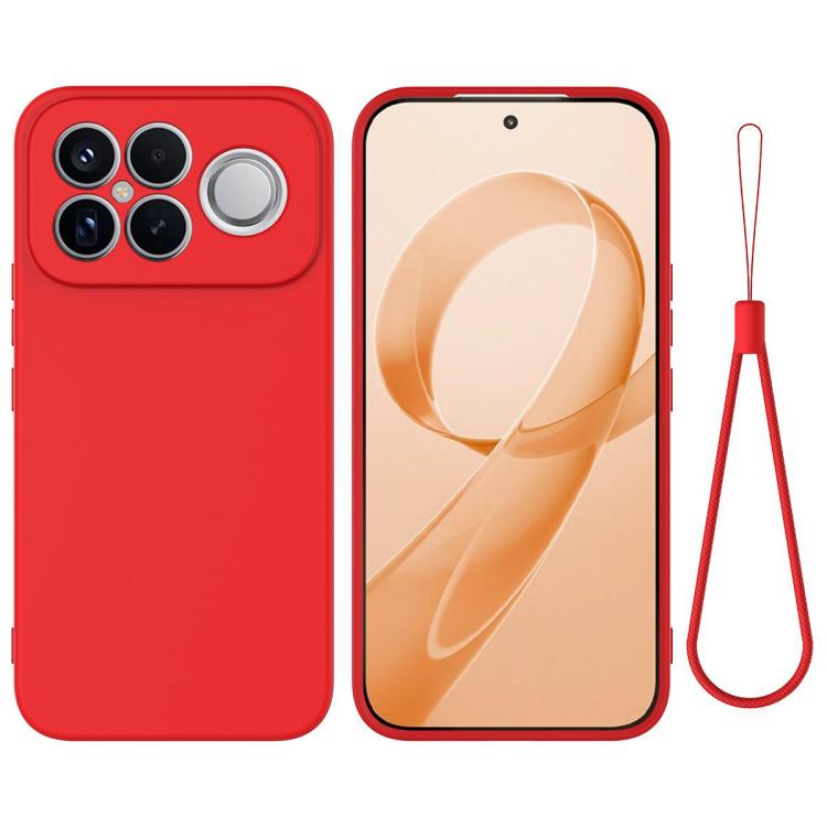 Solid Color Liquid Silicone Dropproof Full Coverage Phone Case