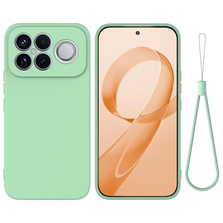 Solid Color Liquid Silicone Dropproof Full Coverage Phone Case