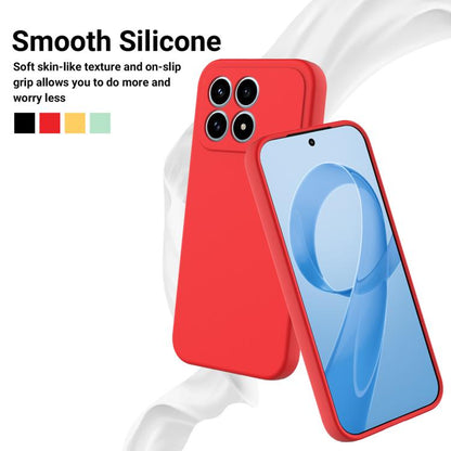 Solid Color Liquid Silicone Dropproof Full Coverage Phone Case
