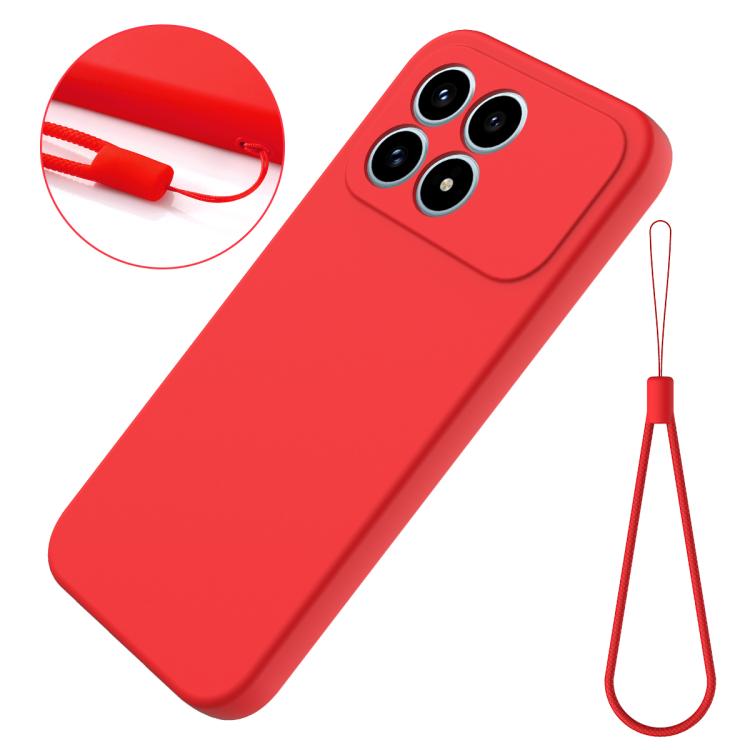 Solid Color Liquid Silicone Dropproof Full Coverage Phone Case