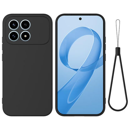 Solid Color Liquid Silicone Dropproof Full Coverage Phone Case