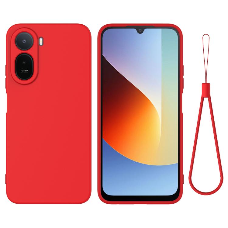 Solid Color Liquid Silicone Dropproof Full Coverage Phone Case, For Redmi 17C 4G 171mm, For Redmi A7 4G / Poco C81x 4G, For Redmi 15 4G Global 169mm / Note 15R, For Redmi A7 Pro 171mm / Poco C85x 5G, For Redmi 15a 5G / R70 5G / R70m 5G                 ...