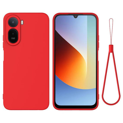Solid Color Liquid Silicone Dropproof Full Coverage Phone Case, For Redmi 17C 4G 171mm, For Redmi A7 4G / Poco C81x 4G, For Redmi 15 4G Global 169mm / Note 15R, For Redmi A7 Pro 171mm / Poco C85x 5G, For Redmi 15a 5G / R70 5G / R70m 5G                 ...