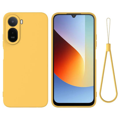 Solid Color Liquid Silicone Dropproof Full Coverage Phone Case, For Redmi 17C 4G 171mm, For Redmi A7 4G / Poco C81x 4G, For Redmi 15 4G Global 169mm / Note 15R, For Redmi A7 Pro 171mm / Poco C85x 5G, For Redmi 15a 5G / R70 5G / R70m 5G                 ...