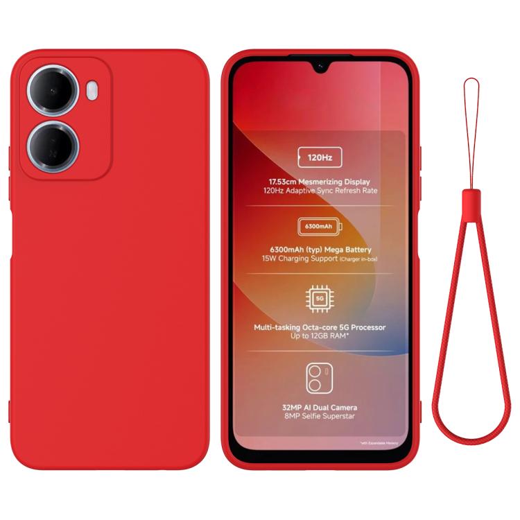 Solid Color Liquid Silicone Dropproof Full Coverage Phone Case, For Redmi A7 4G / Poco C81x 4G, For Redmi 15 4G Global 169mm / Note 15R, For Redmi A7 Pro 171mm / Poco C85x 5G, For Redmi 15a 5G / R70 5G / R70m 5G, For Redmi Note 15 Pro+ 5G / Poco M8 Pro...