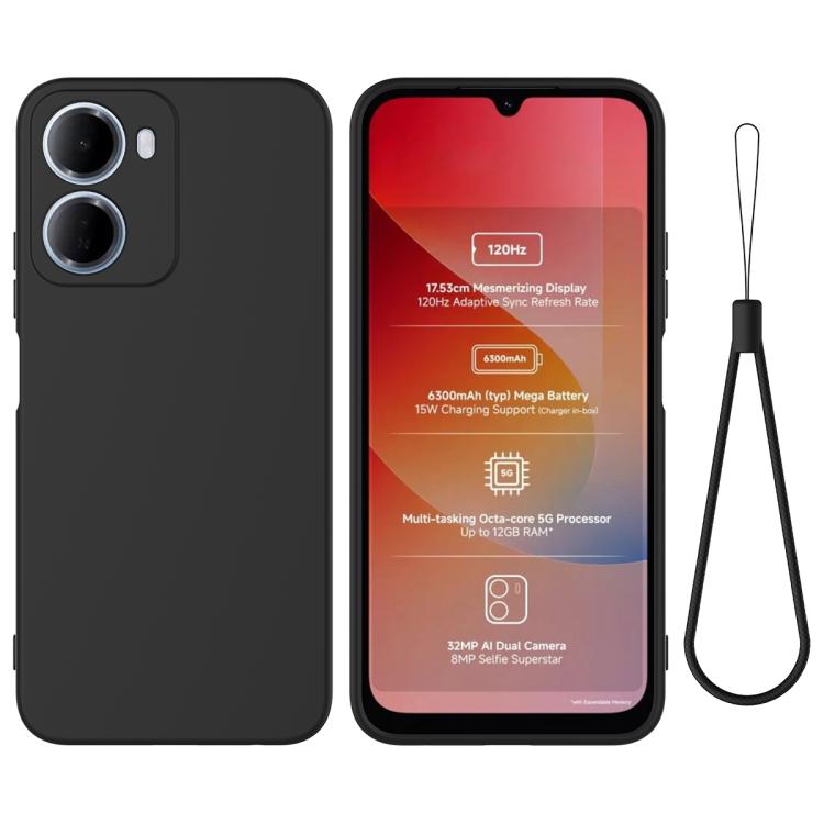 Solid Color Liquid Silicone Dropproof Full Coverage Phone Case, For Redmi A7 4G / Poco C81x 4G, For Redmi 15 4G Global 169mm / Note 15R, For Redmi A7 Pro 171mm / Poco C85x 5G, For Redmi 15a 5G / R70 5G / R70m 5G, For Redmi Note 15 Pro+ 5G / Poco M8 Pro...