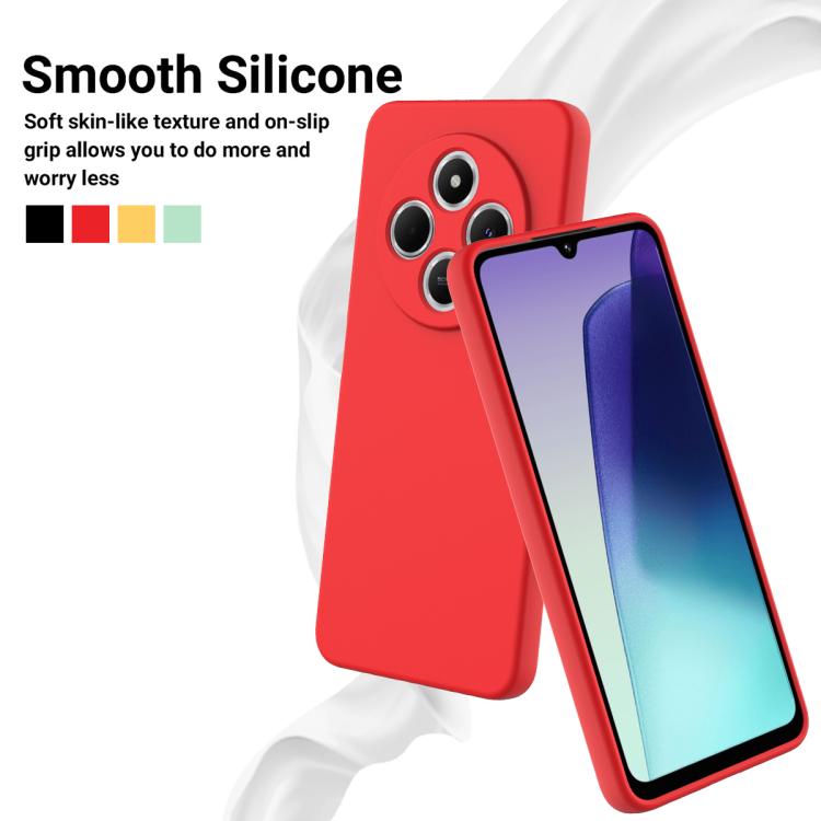 Solid Color Liquid Silicone Dropproof Full Coverage Phone Case, For Redmi 17C 4G 171mm, For Redmi A7 4G / Poco C81x 4G, For Redmi 15 4G Global 169mm / Note 15R, For Redmi A7 Pro 171mm / Poco C85x 5G, For Redmi 15a 5G / R70 5G / R70m 5G                 ...