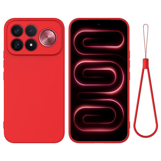 Solid Color Liquid Silicone Dropproof Full Coverage Phone Case, For Redmi K100 Pro Max / Poco F9 Ultra, For Redmi 17C 4G 171mm, For Redmi A7 4G / Poco C81x 4G, For Redmi 15 4G Global 169mm / Note 15R, For Redmi A7 Pro 171mm / Poco C85x 5G              ...