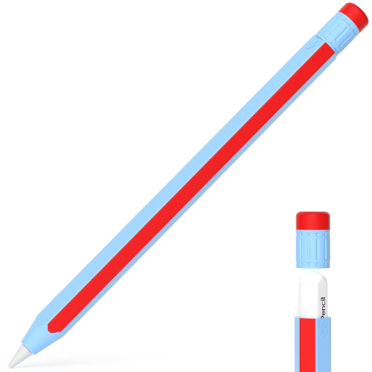 Colorful Pencil Style Stylus Silicone Protective Case, For Apple Pencil 2 / Pencil Pro