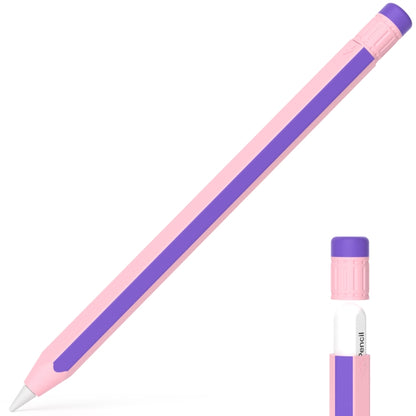 Colorful Pencil Style Stylus Silicone Protective Case, For Apple Pencil 2 / Pencil Pro