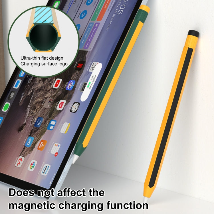 Colorful Pencil Style Stylus Silicone Protective Case, For Apple Pencil 2 / Pencil Pro