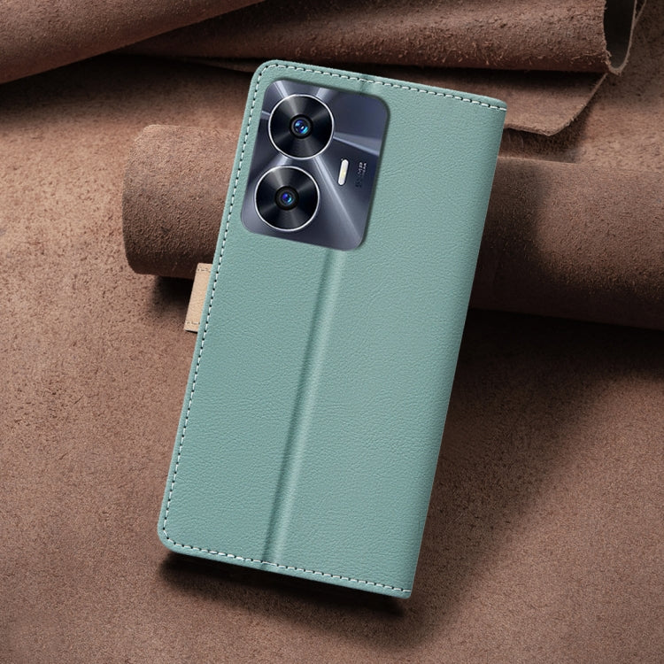 Color Matching RFID Anti-theft Leather Phone Case, For Realme C55