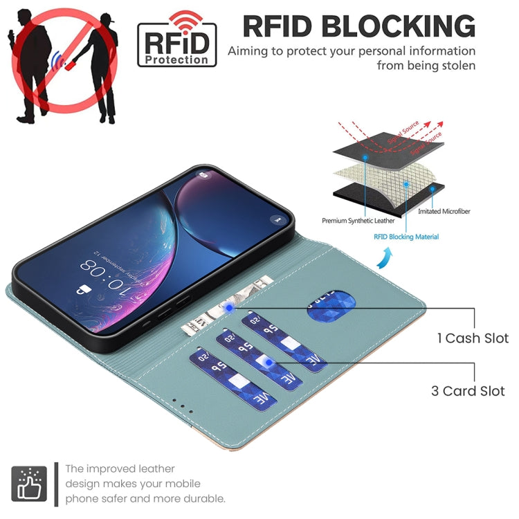 Color Matching RFID Anti-theft Leather Phone Case, For Realme C55