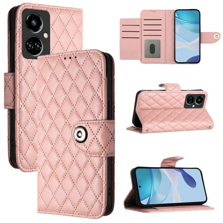 Rhombic Texture Flip Leather Phone Case with Lanyard, For Tecno Camon 19 Pro 5G, For Tecno Pova 4 Pro, For Tecno Pova 4, For Tecno Pova Neo 2, For Tecno Spark 9, For Tecno Spark 9 Pro / Spark 9T, For Tecno Camon 19, For Tecno Camon 19 Neo              ...