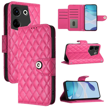 Rhombic Texture Flip Leather Phone Case with Lanyard, For Tecno Spark 20 Pro+, For Tecno Spark 20 Pro, For Tecno Spark GO 2024 / Spark 20C, For Tecno Spark 20, For Tecno Pova 5 Pro 5G, For Tecno Pova Neo 3, For Tecno Pova 5 4G                          ...