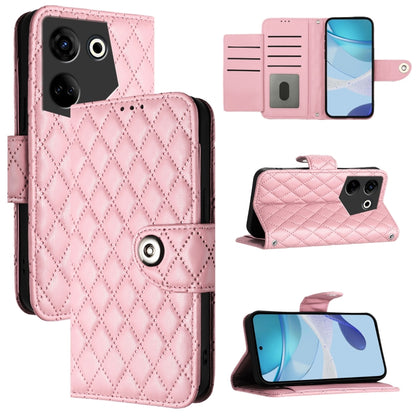Rhombic Texture Flip Leather Phone Case with Lanyard, For Tecno Spark 20 Pro+, For Tecno Spark 20 Pro, For Tecno Spark GO 2024 / Spark 20C, For Tecno Spark 20, For Tecno Pova 5 Pro 5G, For Tecno Pova Neo 3, For Tecno Pova 5 4G                          ...