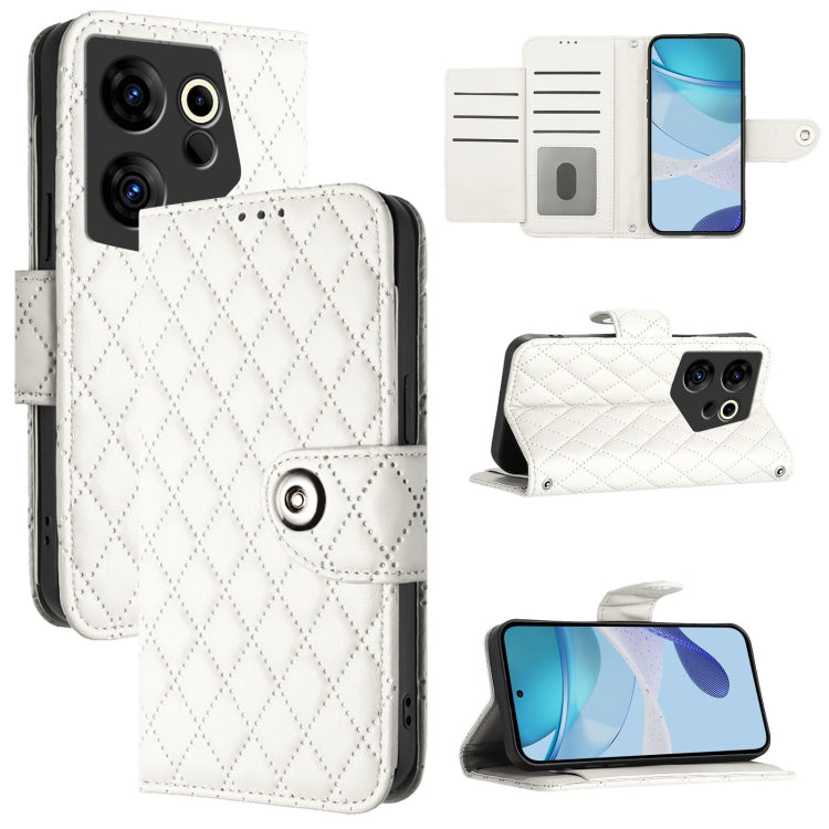 Rhombic Texture Flip Leather Phone Case with Lanyard, For Tecno Spark 20 Pro+, For Tecno Spark 20 Pro, For Tecno Spark GO 2024 / Spark 20C, For Tecno Spark 20, For Tecno Pova 5 Pro 5G, For Tecno Pova Neo 3, For Tecno Pova 5 4G                          ...