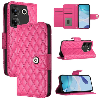 Rhombic Texture Flip Leather Phone Case with Lanyard, For Tecno Spark 20 Pro+, For Tecno Spark 20 Pro, For Tecno Spark GO 2024 / Spark 20C, For Tecno Spark 20, For Tecno Pova 5 Pro 5G, For Tecno Pova Neo 3, For Tecno Pova 5 4G                          ...